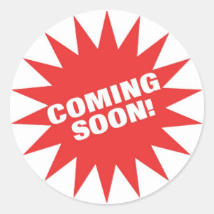 Bald Runder Aufkleber