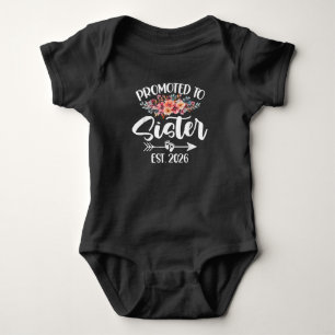 Bald Schwester Funny Mother's Day Schwester 2026 Baby Strampler