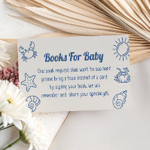 Bald sehen Coastal Baby Shower Buchwunsch
