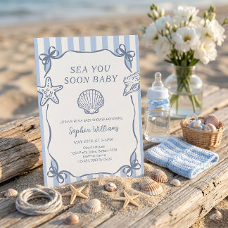 Bald sehen wir dich, Baby - Die Sommer-Baby-Party- Einladung