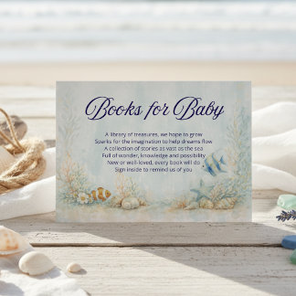 Bald sehen wir uns wieder Baby Shower Bücher fürs Begleitkarte