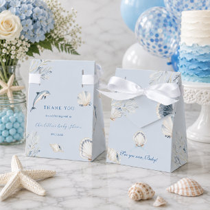 Bald sehen wir uns wieder, Baby Shower Junge Küste Geschenkschachtel