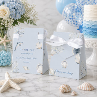 Bald sehen wir uns wieder, Baby Shower Junge Küste Geschenkschachtel