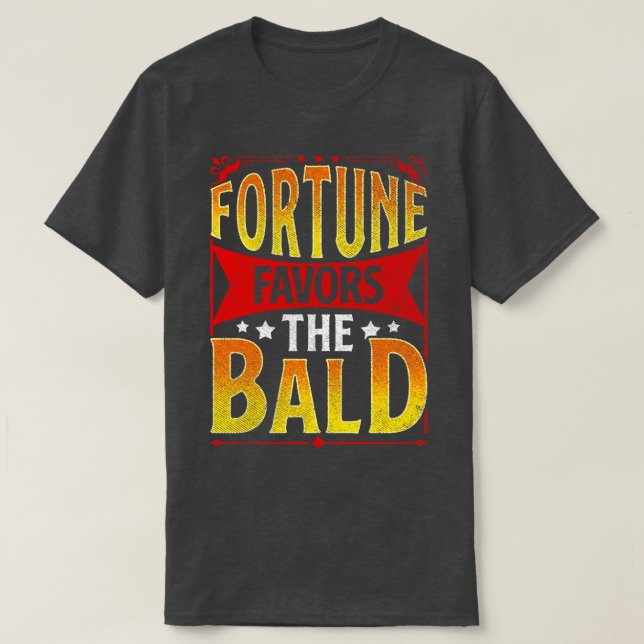 Bald Typ Baldness Funny Gefallen am Bald T-Shirt (Design vorne)