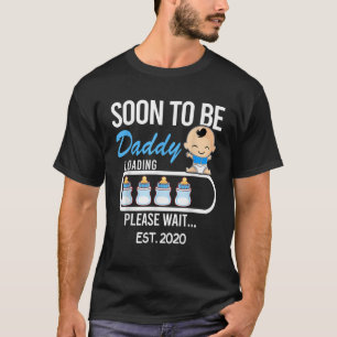 Bald um Daddy EST 2020 2019 Es ein Junge Mens erst T-Shirt