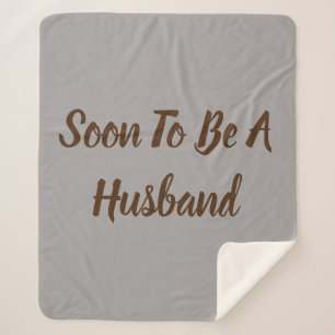 Bald, um ein Ehemann zu sein Sherpadecke