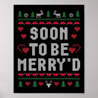 Bald, um froh sein Verlobten Paare Match Ugly C Poster