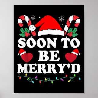 Bald, um fröhlich zu sein Verlobt Matching Paare C Poster