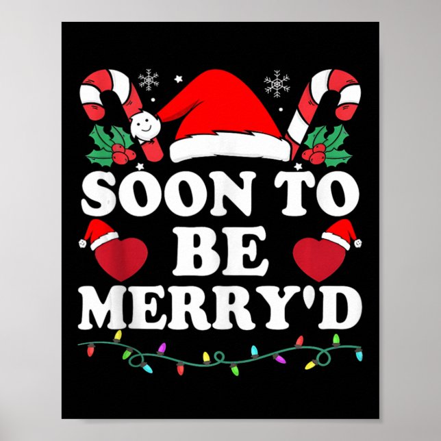 Bald, um fröhlich zu sein Verlobt Matching Paare C Poster (Vorne)