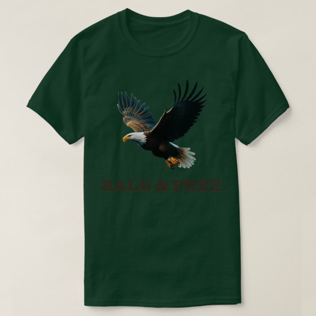 Bald und freier Adler T-Shirt (Design vorne)