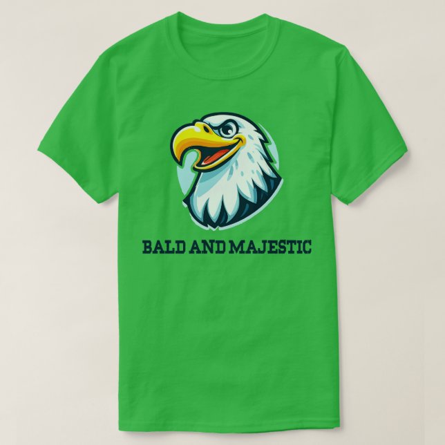 Bald und Majestic Eagle T-Shirt (Design vorne)