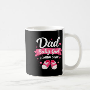 Bald Vater einer Baby-Tochter zu werden, erstmalig Kaffeetasse
