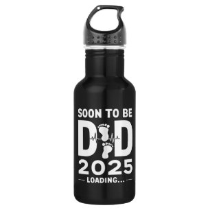 Bald Vater Est 2025 Neuer Vater Edelstahlflasche