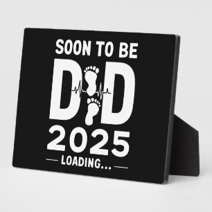 Bald Vater Est 2025 Neuer Vater wird Fotoplatte