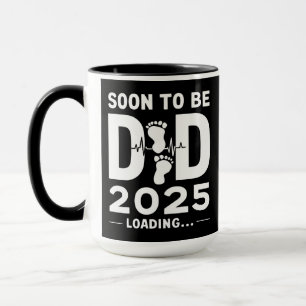 Bald Vater nach 2025 neuer Papa zu sein Tasse