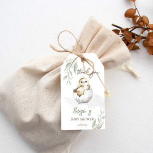 Bald Vogel Frühling Baby Dusche Gefallen Geschenkanhänger