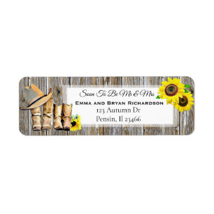 Bald werden Mr. und Mrs. Rustic Wedding Einladung