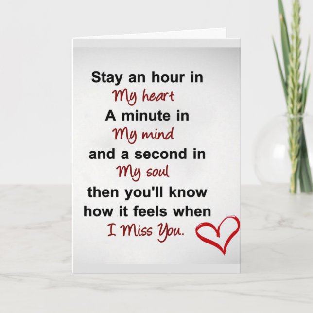 BALD WERDEN WIR AUFHOLEN UND ZUSAMMEN SEIN KARTE (Vorderseite)