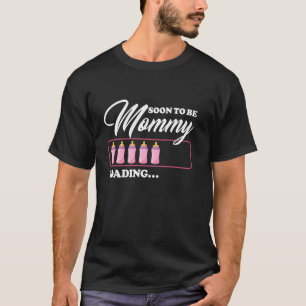 Bald werdende Mama lädt Mama und Papa zu Spaß ein T-Shirt