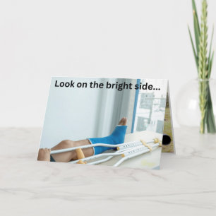 bald wieder gesund Karte für gebrochenen Knochen