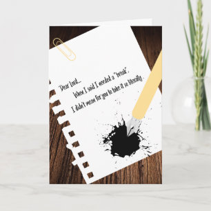 bald wieder gesund werden! karte