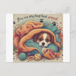 bald wieder gesund werden postkarte