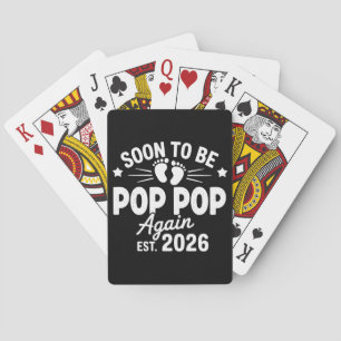Bald wieder Opa Opa est. 2026 Schwangerschaft Spielkarten