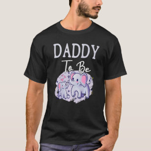 Bald wird Daddy Elefanten für Baby Shower Gender T-Shirt