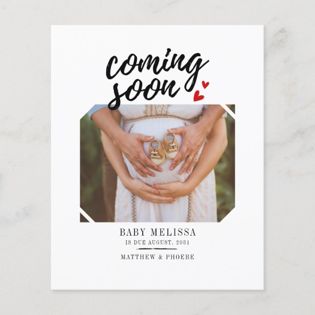 Bald wird das Foto der Schwangerschaft bekannt geg (Vorderseite)