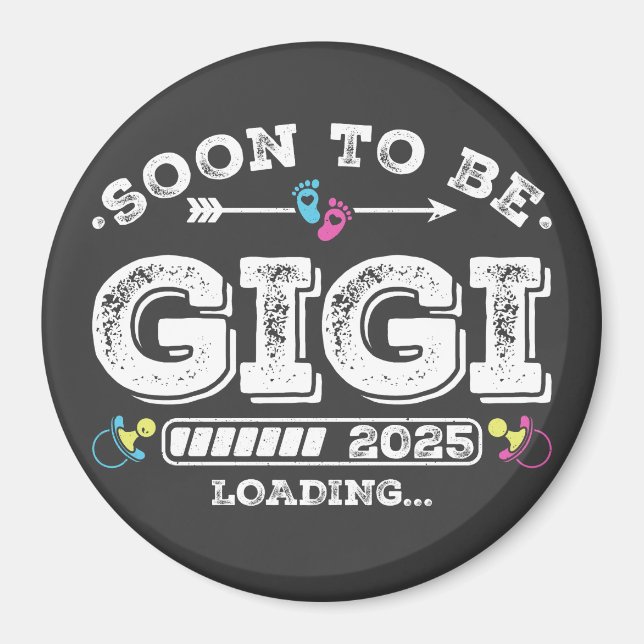 Bald wird der Ladekreis Gigi 2025 Magnet (Vorne)