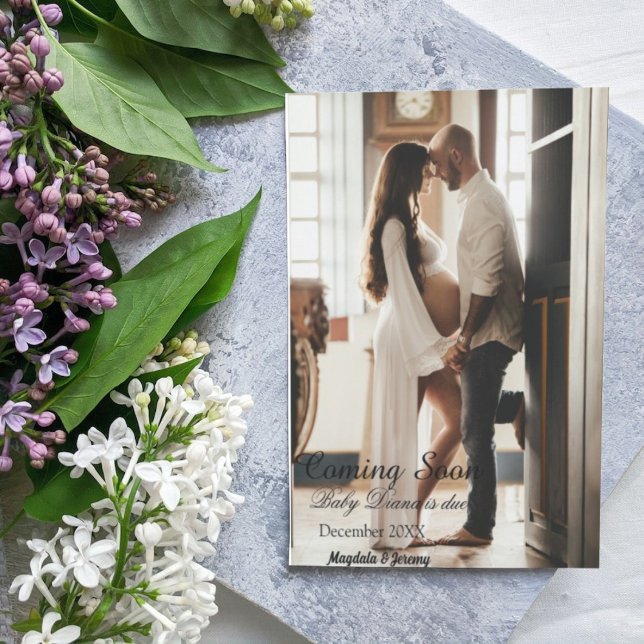 Bald wird die Ankündigung einer Schwangerschaft im (Von Creator hochgeladen)