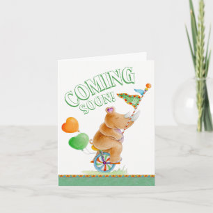 Bald wird die schwangere Babyschwangerschaft bekan Ankündigung