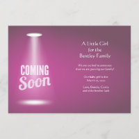 Bald wird die Schwangerschaftsankündigung der Mädc