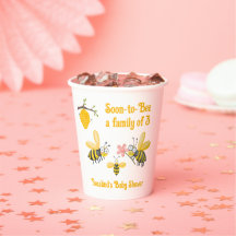 Bald wird eine Familie mit 3 Kinderdusche.