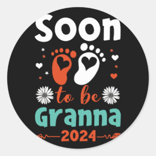 Bald wird für 2024 nach Granna Runder Aufkleber