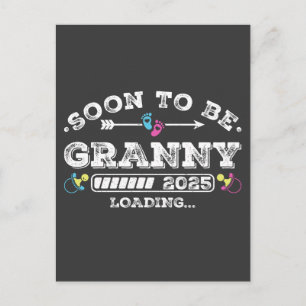 Bald wird Granny 2025 Ladung Postkarte