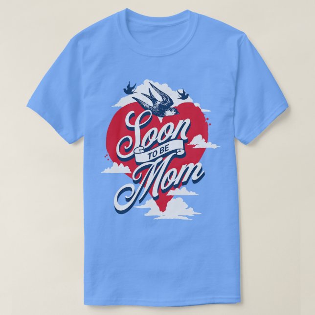 Bald wird Mama T-Shirt (Design vorne)