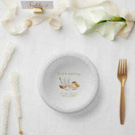 Bald wird man Brautparty wegflüstern Pappteller