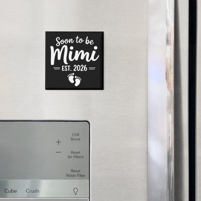Bald wird Mimi 2026 Schwangerschaftsankündigung Ne Magnet (In Situ (Kühlschrank))
