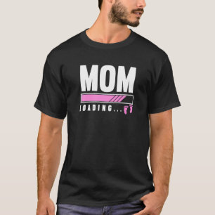 Bald wird Mommy Baby Gender zeigen Mädchen rosa Ma T-Shirt