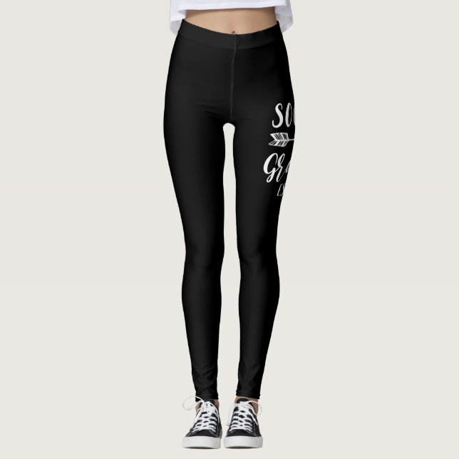 Bald wird Oma 2022 für neue Oma Leggings (Vorderseite)