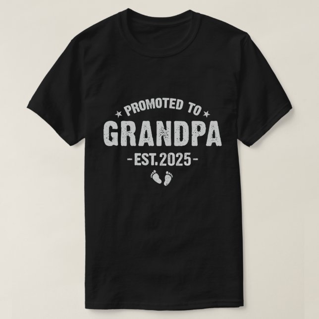 Bald wird Opa 2025 Ladung für Großunternehmen T-Shirt (Design vorne)
