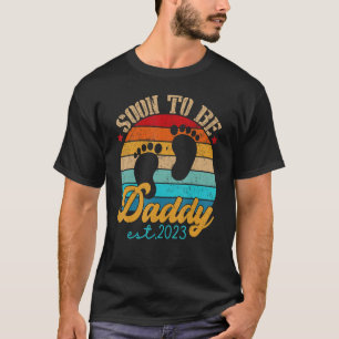 Bald wird Papi 2023 Gender Reveal zum ersten Mal n T-Shirt