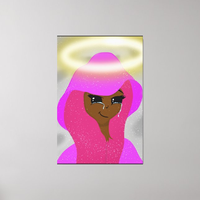 Bald wirst du da sein leinwanddruck (Vorderseite)