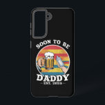 Bald zu Daddy 2025 erste Daddy 2025 Retro Samsung Galaxy Hülle<br><div class="desc">Bald zu Daddy 2025 erstes Mal Daddy 2025 Retro New Dad</div>