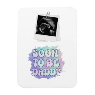 Bald zu Daddy Funny New Dad Shirt Magnet