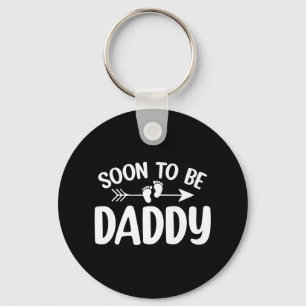 Bald zu Daddy Funny Pregnancy Ankündigung von Tod Schlüsselanhänger
