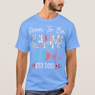 Bald zu Glamma 2023 Mütter Tag Weihnachten Erster T-Shirt