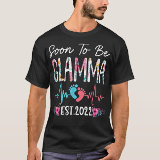 Bald zu Glamma Est 2022 Gewitterflora Mutter's D T-Shirt