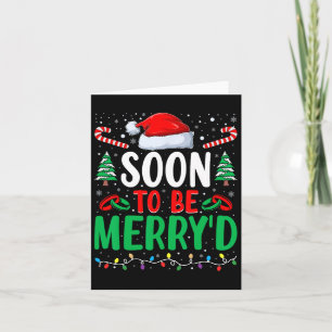 Bald zu Merry'd Bride Verlobt Matching Paare Karte